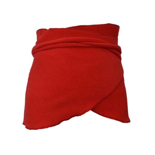 Red Fleece Wrap