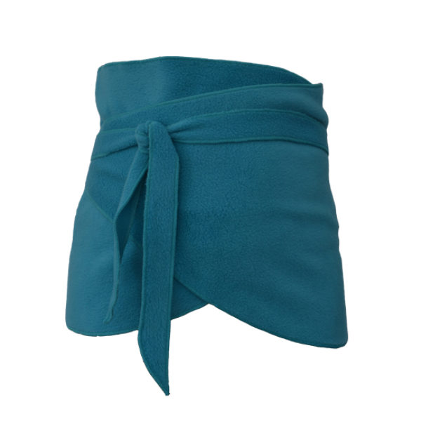 Turquoise Fleece Wrap