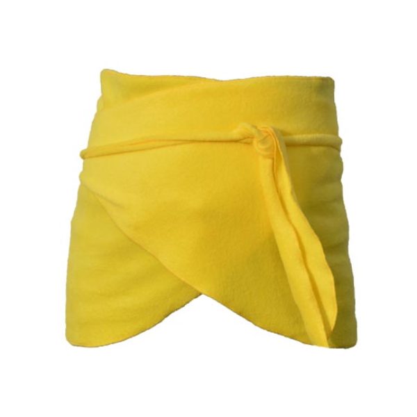 Yellow Fleece Wrap